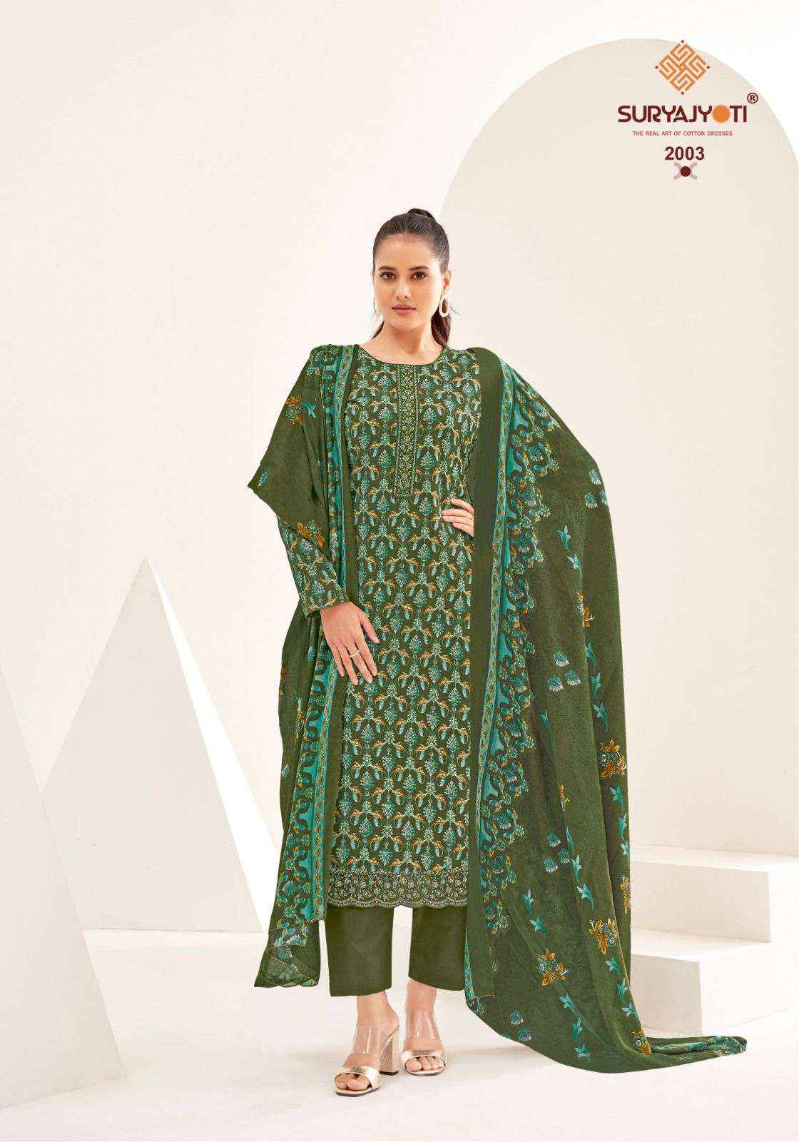 SURYAJYOTI PAARUL VOL 2 COTTON FOIL PRINT SALWAR SUIT ( 8 PCS CATALOG )