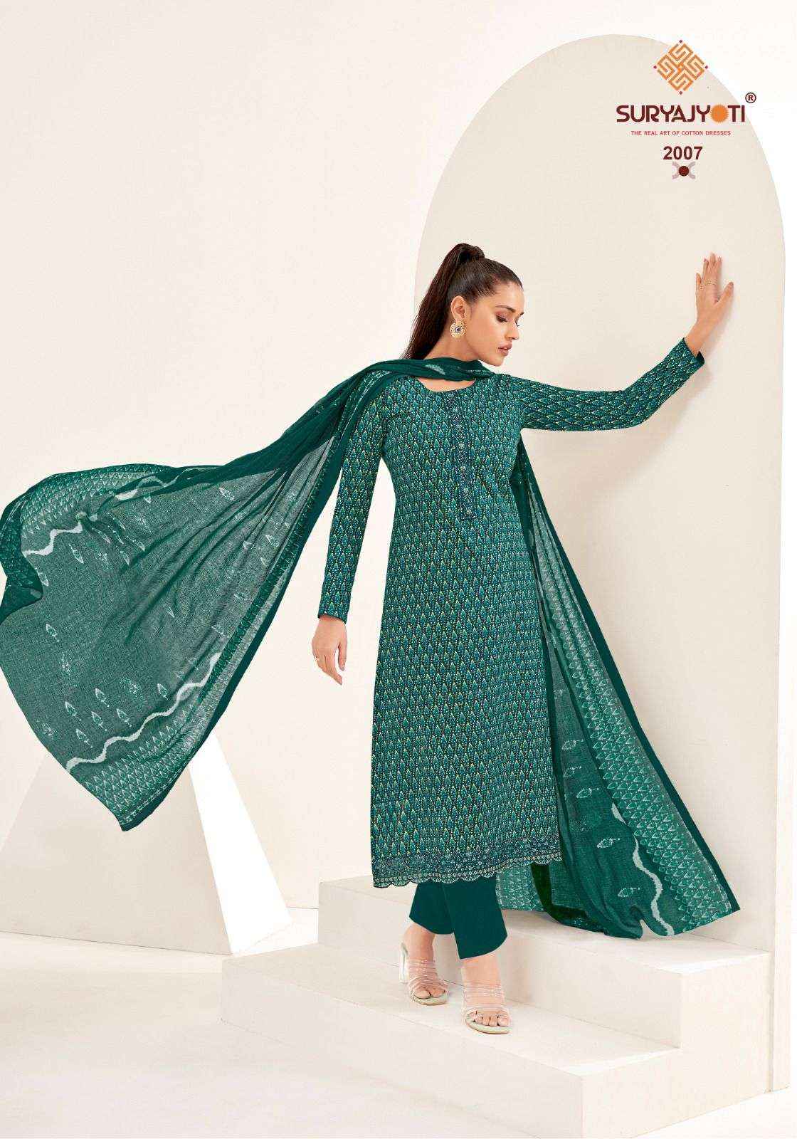 SURYAJYOTI PAARUL VOL 2 COTTON FOIL PRINT SALWAR SUIT ( 8 PCS CATALOG )