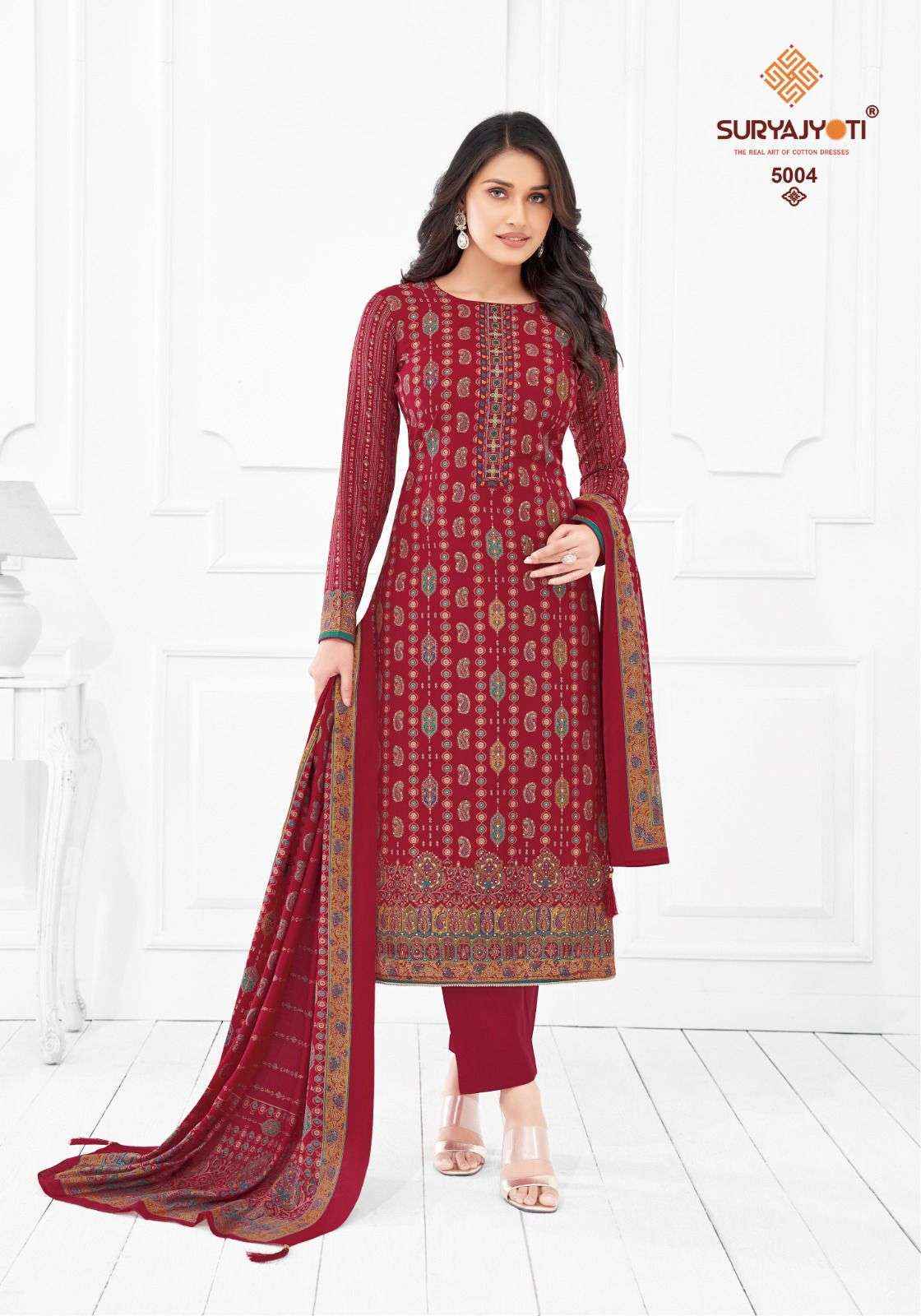 SURYAJYOTI PUSHPA VOL 5 MODAL FABRICS SALWAR KAMEEZ ( 8 PCS CATALOG )