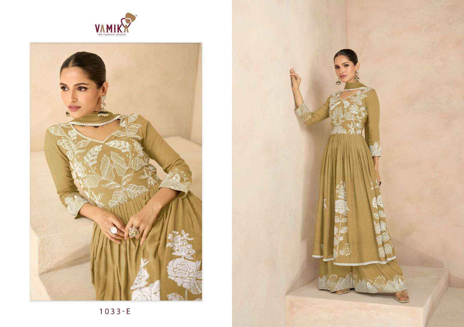 VAMIKA LAKHNAVI VOL 6 SUPER HIT VOL 2 RAYON DESIGNER READY MADE SUIT ( 5 PCS CATALOG )