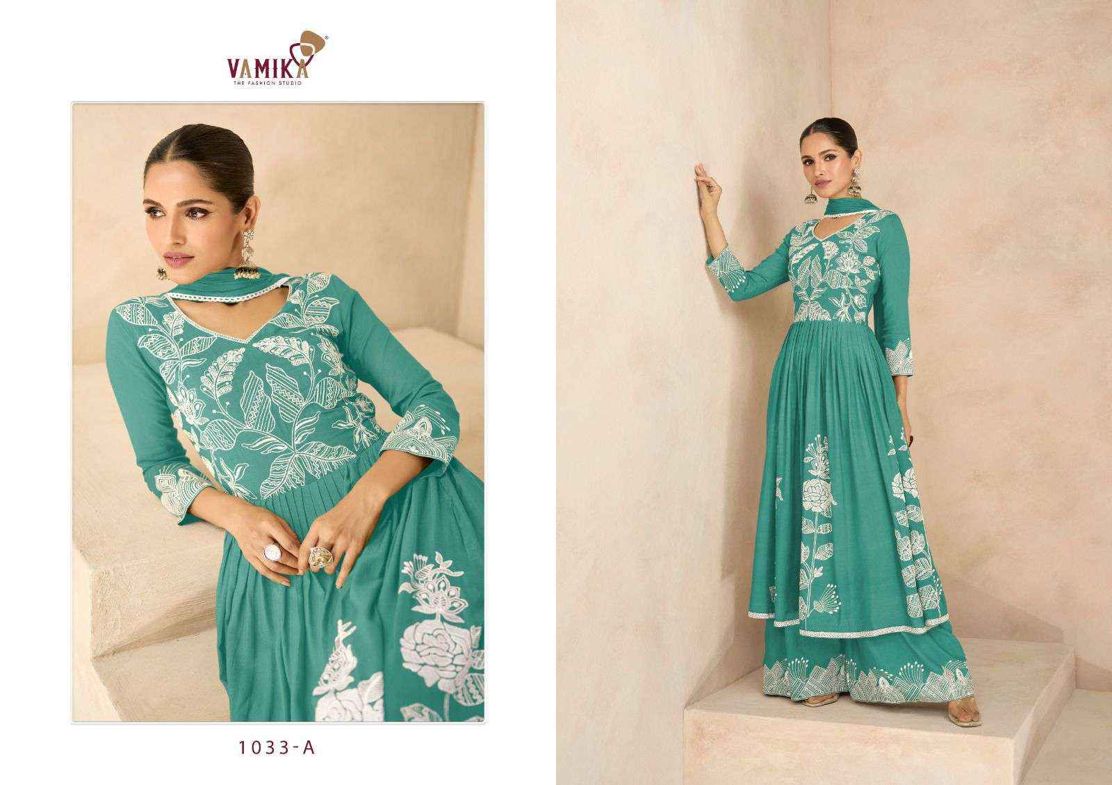 VAMIKA LAKHNAVI VOL 6 SUPER HIT VOL 2 RAYON DESIGNER READY MADE SUIT ( 5 PCS CATALOG )