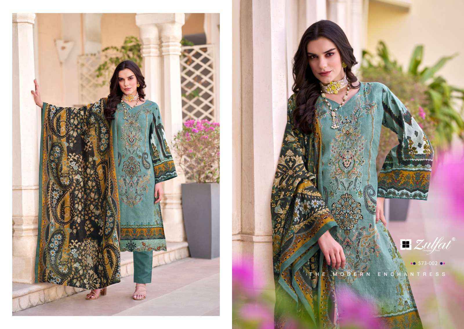 Zulfat Gulrez Vol 3 Cotton Dress Material ( 8 Pcs Catalog )