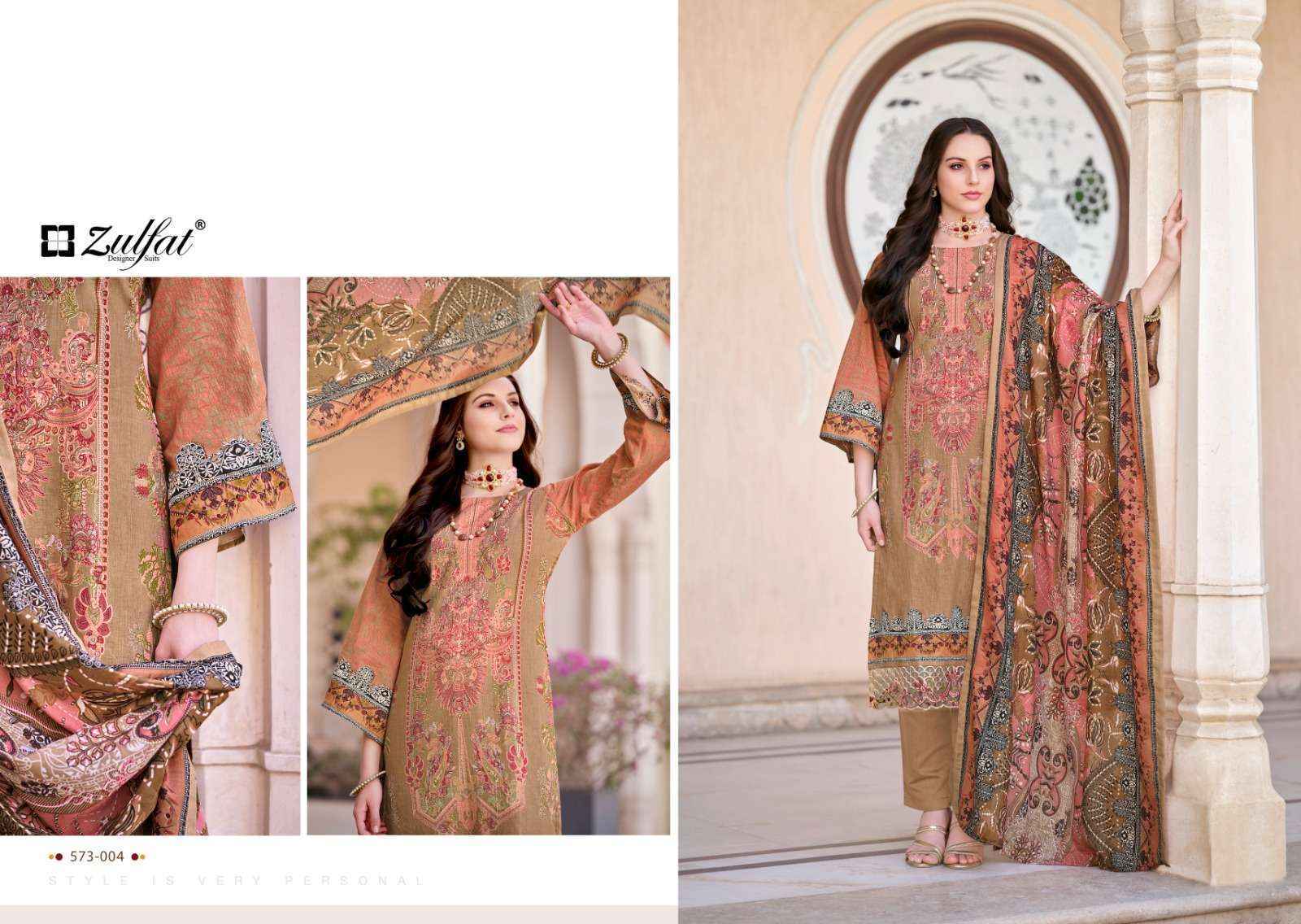 Zulfat Gulrez Vol 3 Cotton Dress Material ( 8 Pcs Catalog )