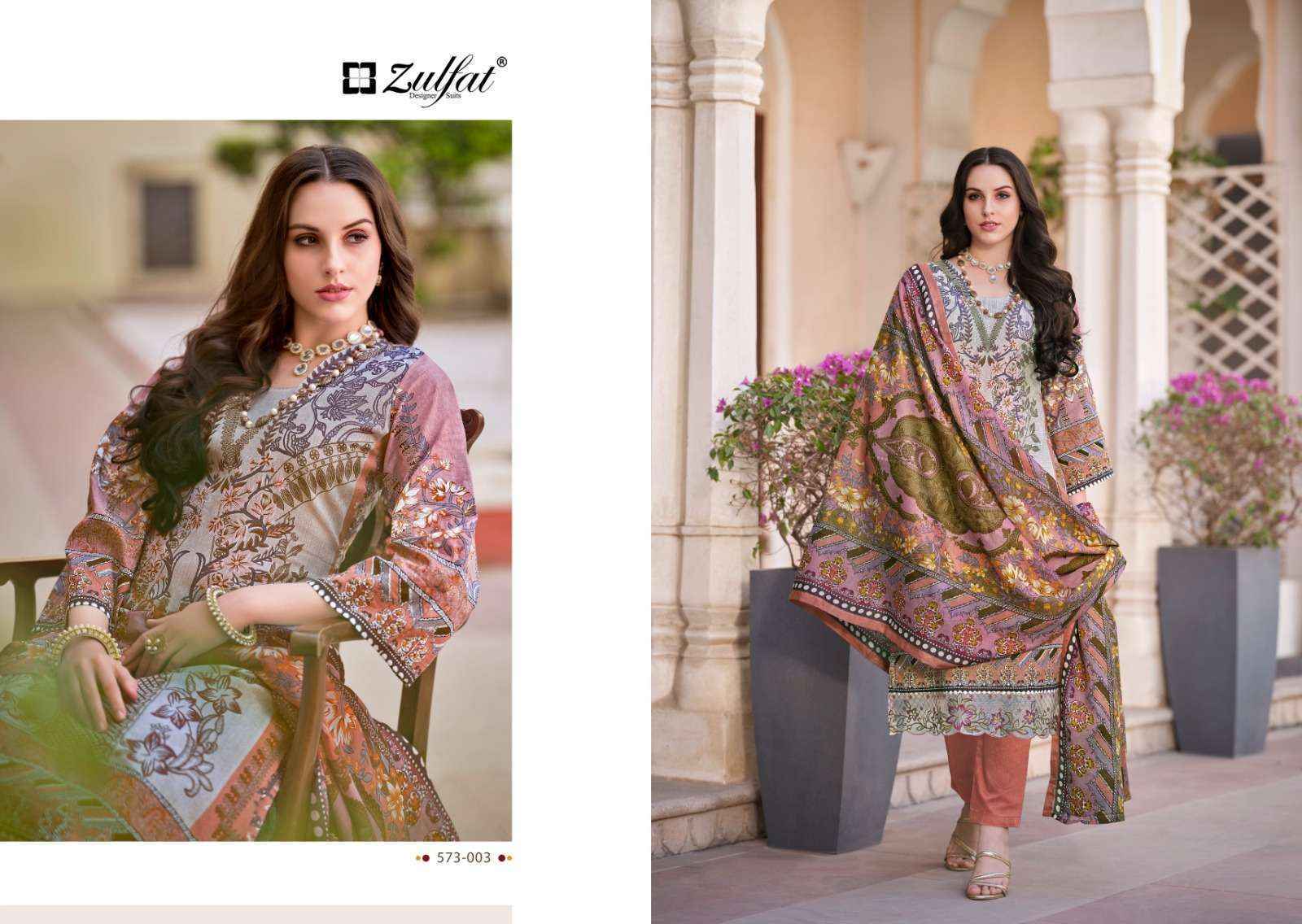 Zulfat Gulrez Vol 3 Cotton Dress Material ( 8 Pcs Catalog )