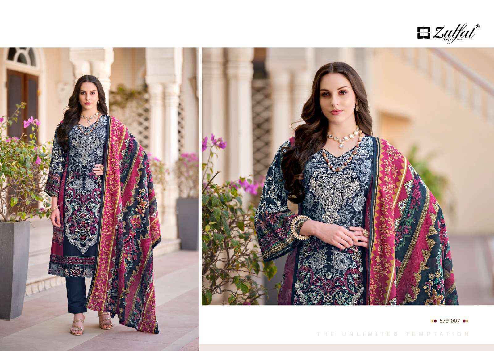 Zulfat Gulrez Vol 3 Cotton Dress Material ( 8 Pcs Catalog )