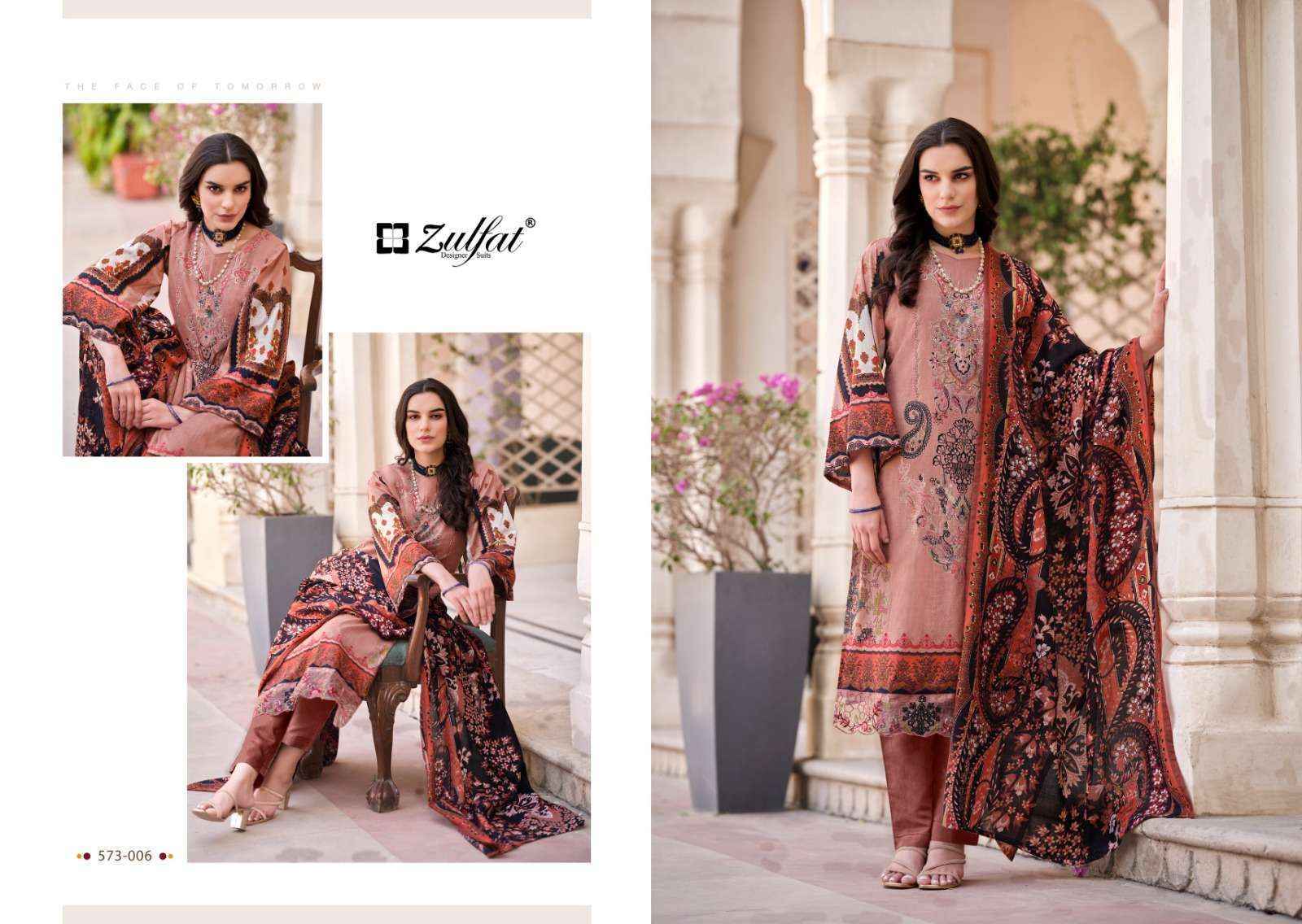 Zulfat Gulrez Vol 3 Cotton Dress Material ( 8 Pcs Catalog )