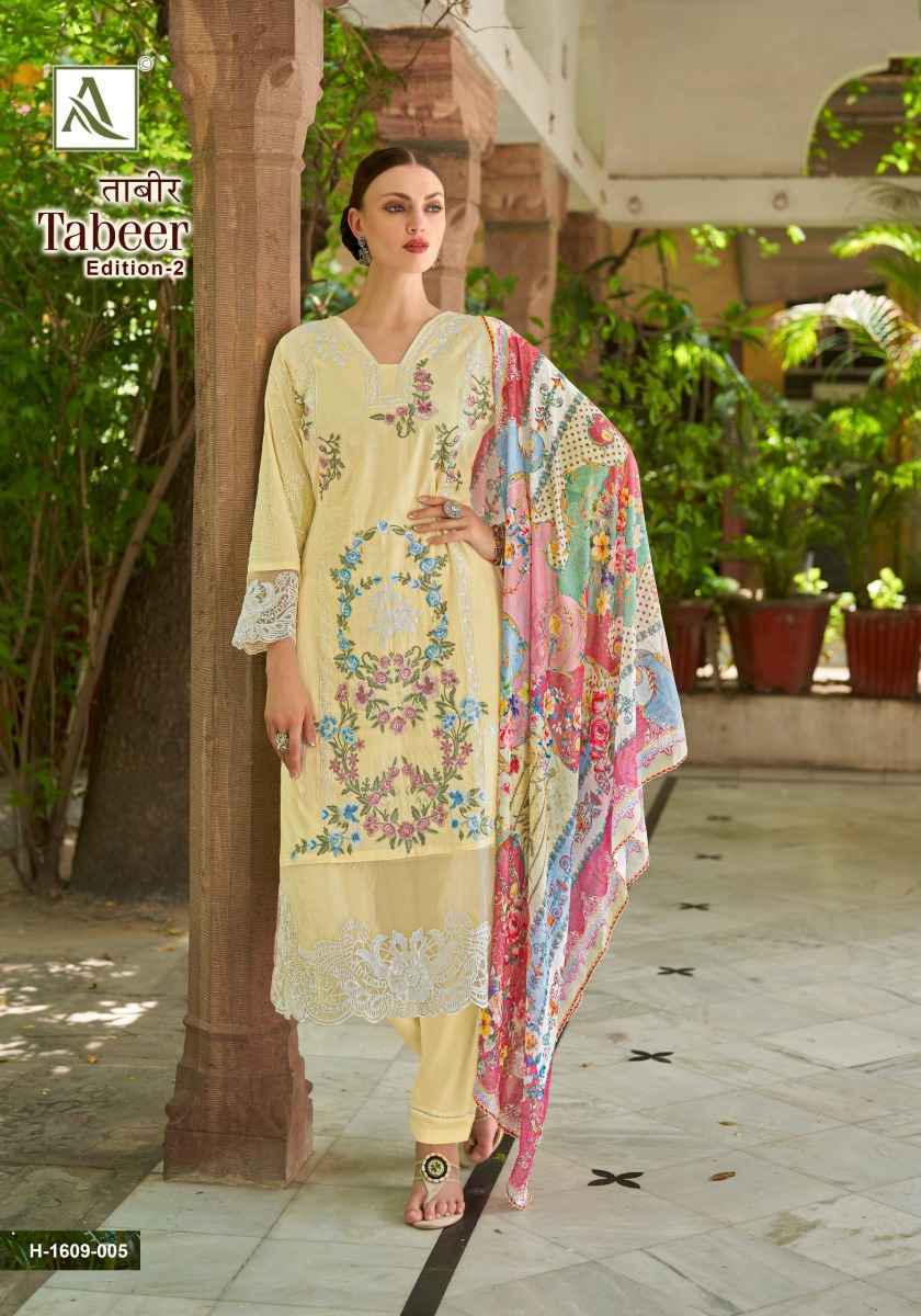 Alok Tabeer Edition 2 Cambric Lawn Ladies Dress Material Wholesale Surat ( 6 pcs Catalogue )