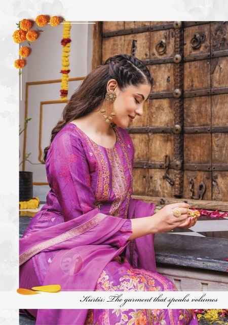 Anju Fabrics Fiza Vol 2 Wholesale Readymade Jacquard Suit ( 5 Pc Catalog )