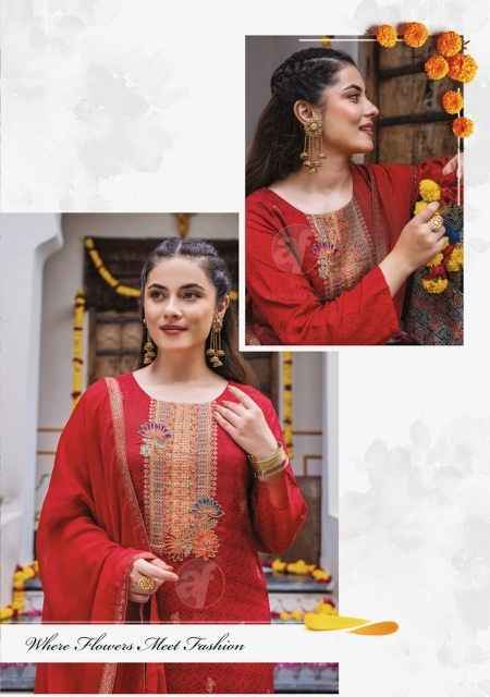 Anju Fabrics Fiza Vol 2 Wholesale Readymade Jacquard Suit ( 5 Pc Catalog )