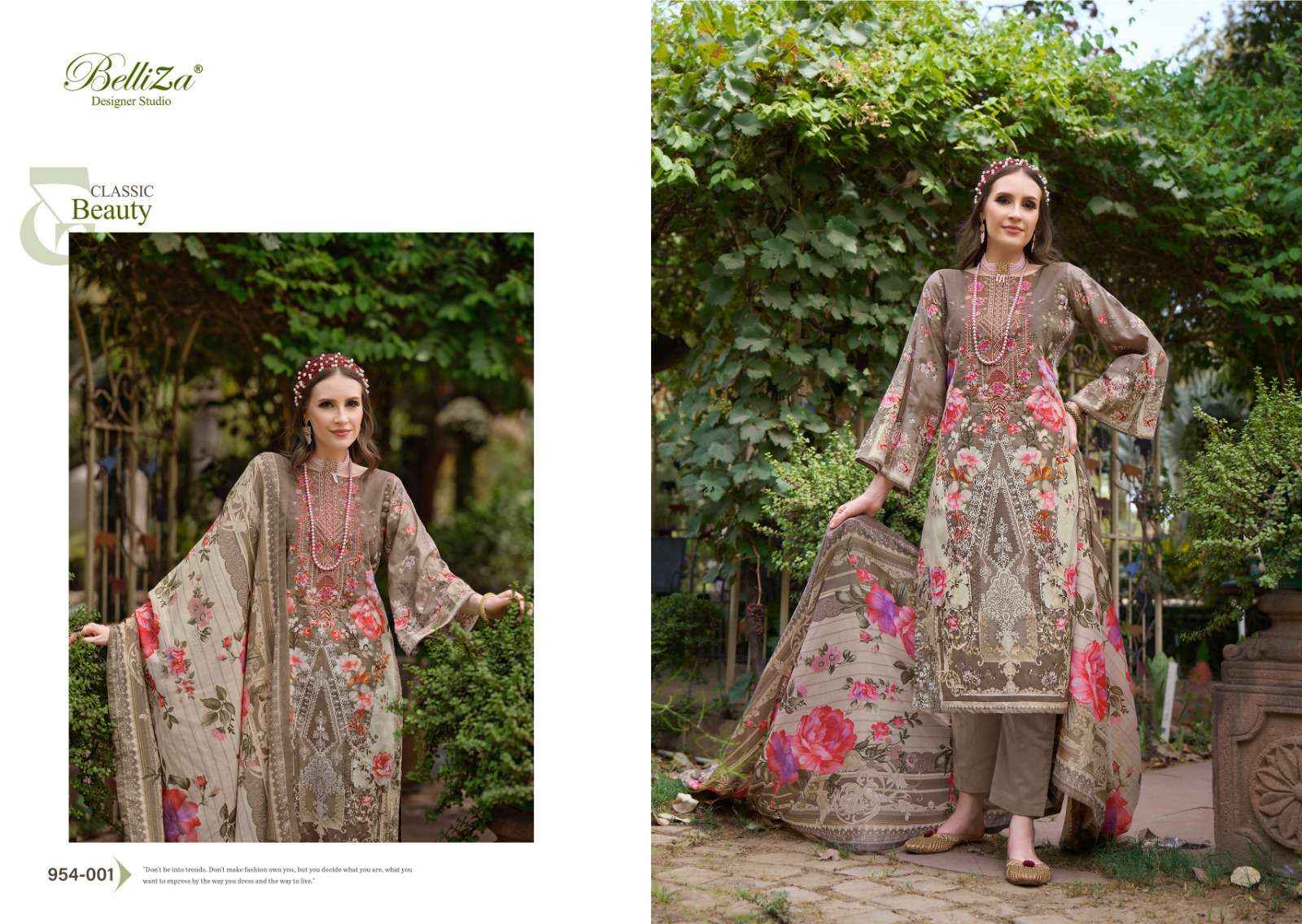 BELLIZA DESIGNER NAIRA VOL 69 COTTON WHOLESALE SALWAR KAMEEZ ( 8 PCS CATALOG )