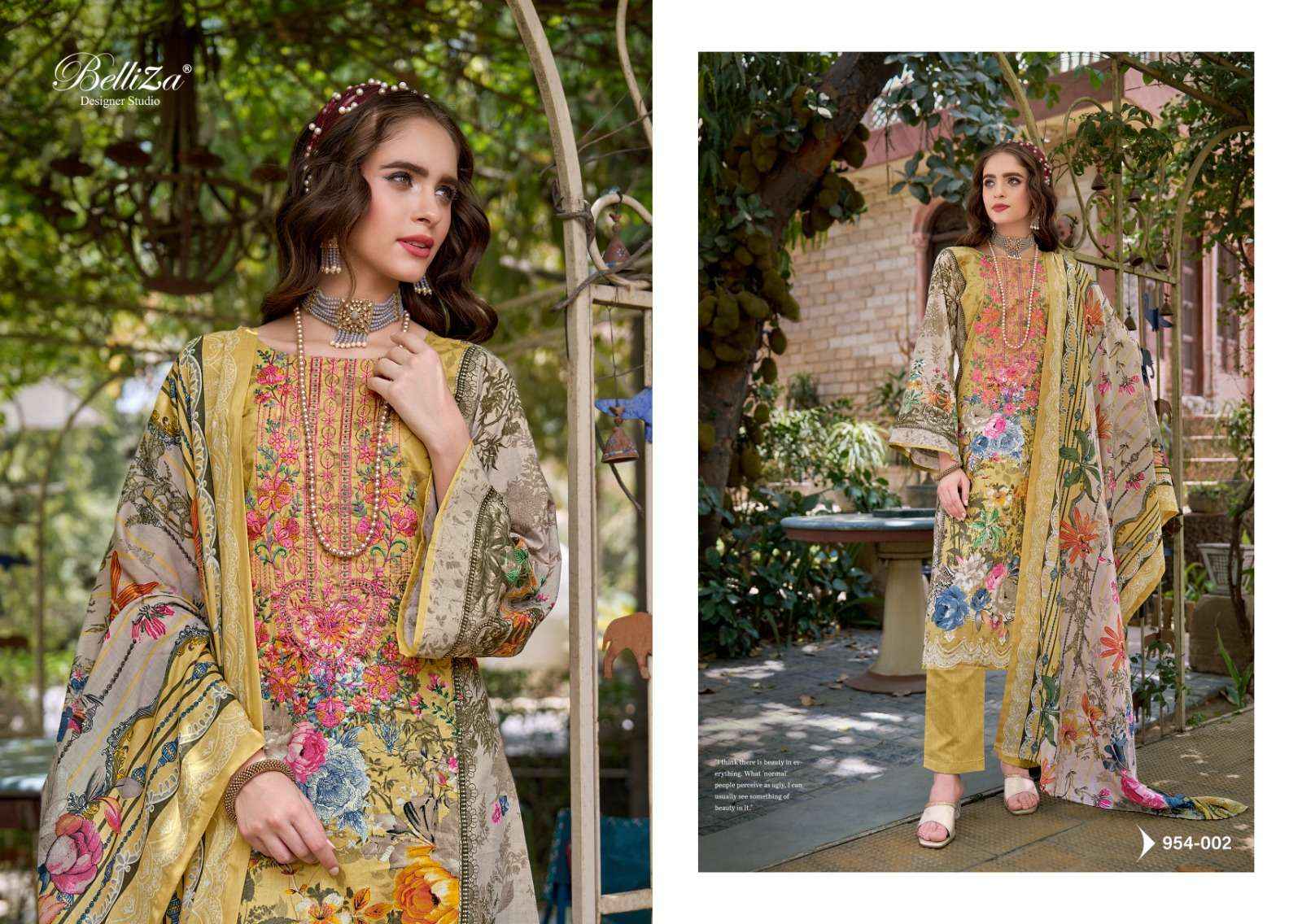 BELLIZA DESIGNER NAIRA VOL 69 COTTON WHOLESALE SALWAR KAMEEZ ( 8 PCS CATALOG )