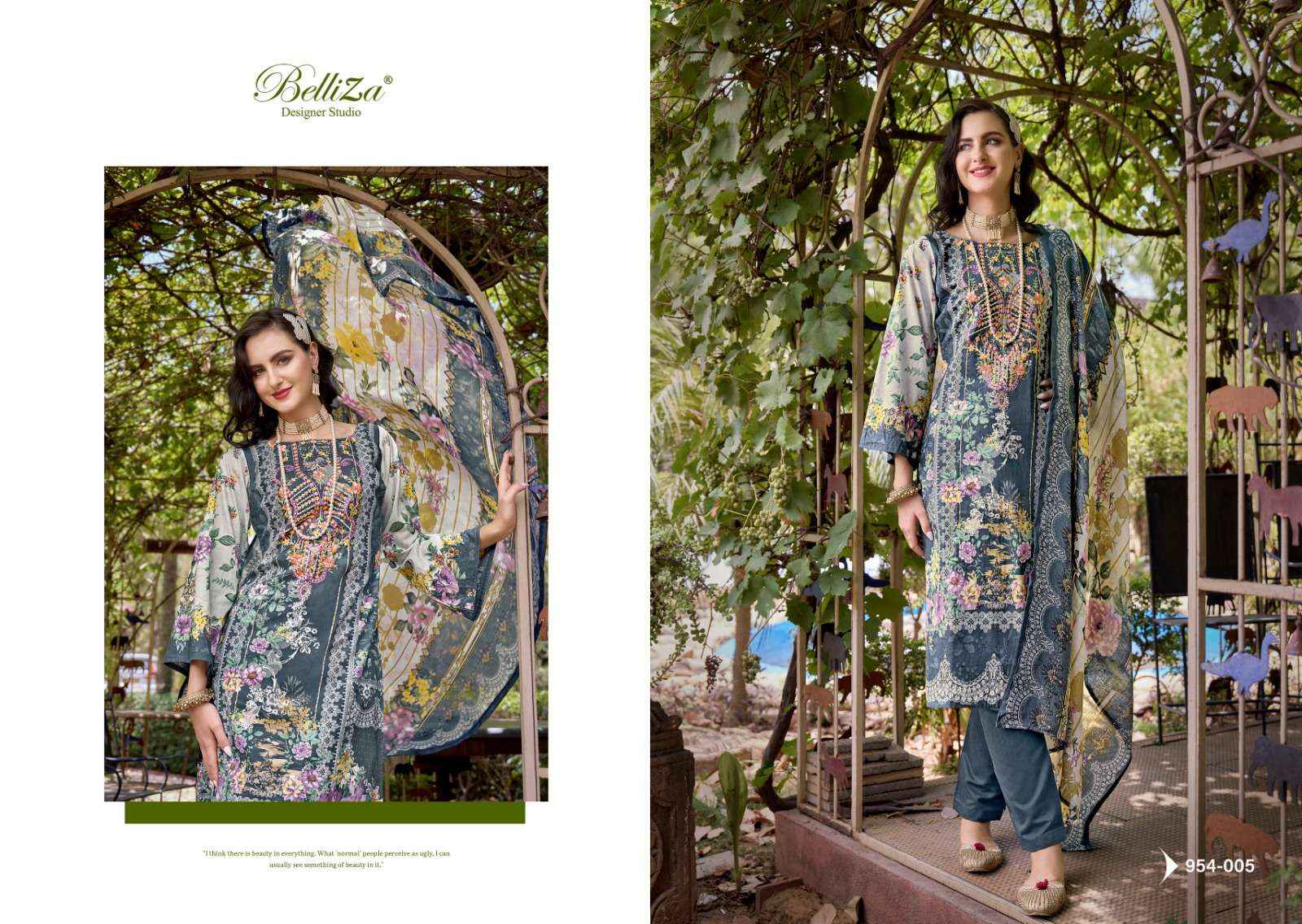 BELLIZA DESIGNER NAIRA VOL 69 COTTON WHOLESALE SALWAR KAMEEZ ( 8 PCS CATALOG )