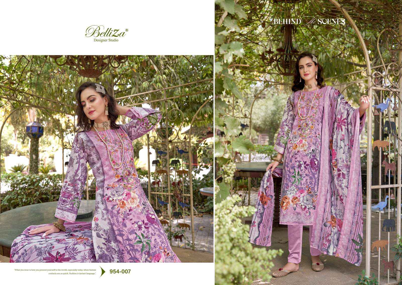 BELLIZA DESIGNER NAIRA VOL 69 COTTON WHOLESALE SALWAR KAMEEZ ( 8 PCS CATALOG )