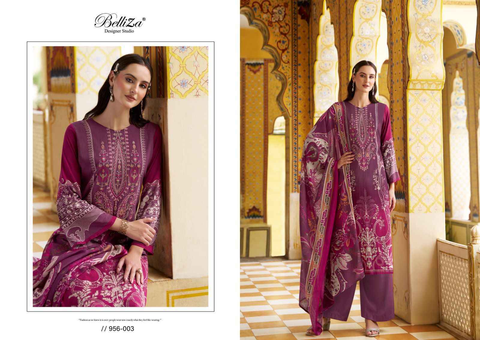 Belliza Riwayat Vol 3 Viscose Rayon Dress Material Surat Wholesaler ( 8 pcs Catalogue )