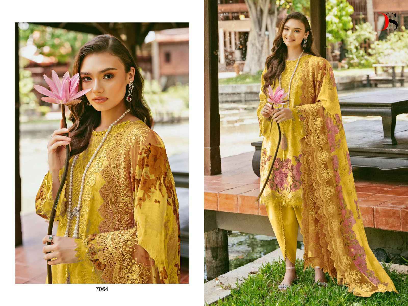 Deepsy Jade Needle Wonder Vol 24 Vol 3 Cotton Dress Material - Pakistani Suit ( 6 pcs Catalogue )