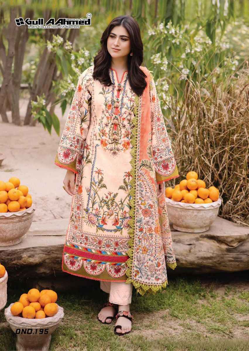 Gull Aahmed Vol 22 Cotton Ladies Salwar Kameez Online Shopping ( 6 pcs Catalogue )