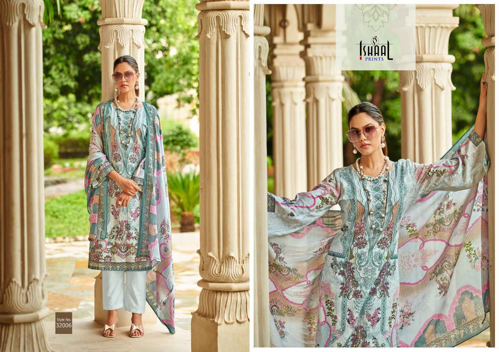 Ishaal Prints Gulmohar Vol 32 Lawn Dress Material (10 Pc Catalouge )