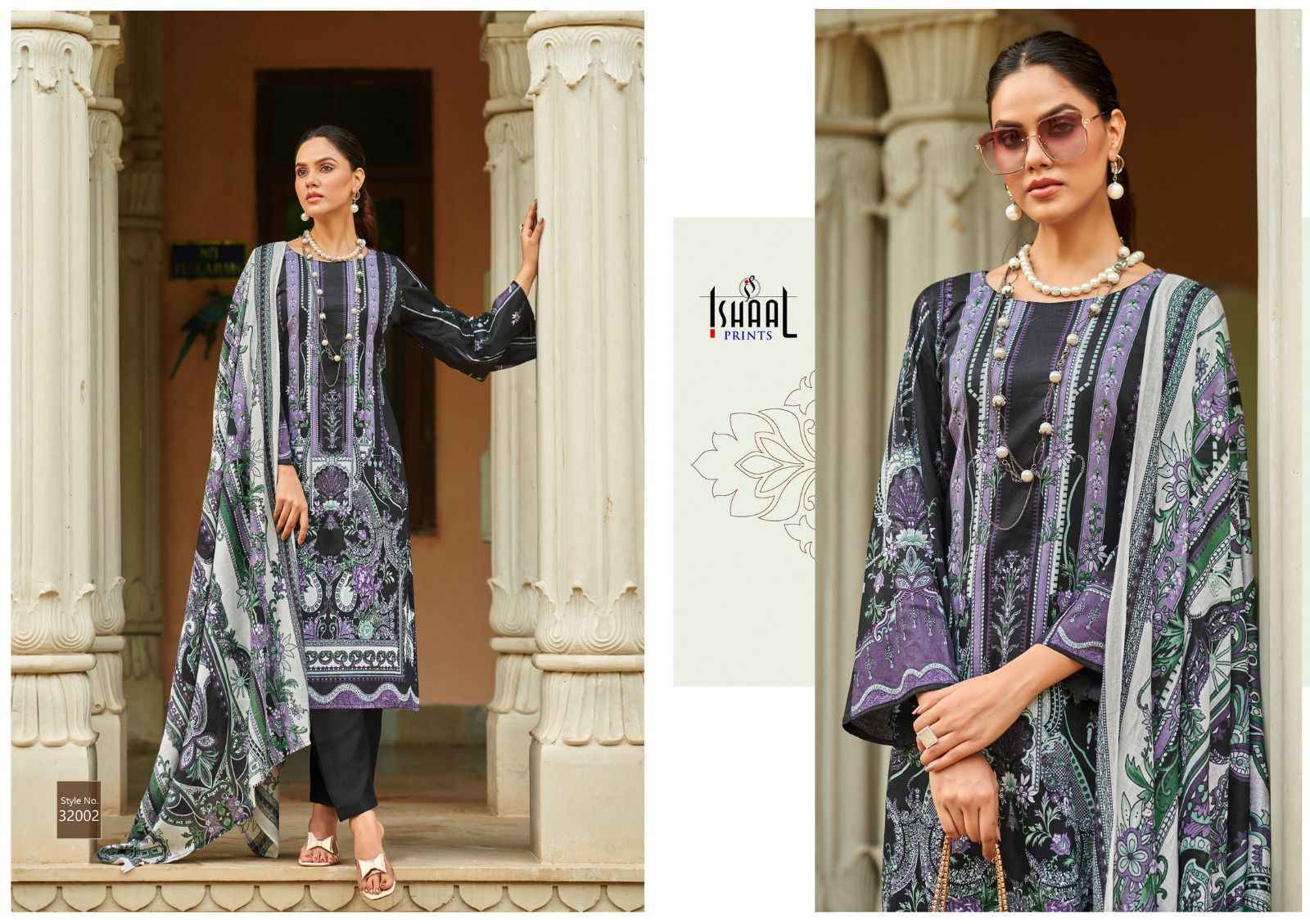 Ishaal Prints Gulmohar Vol 32 Lawn Dress Material (10 Pc Catalouge )