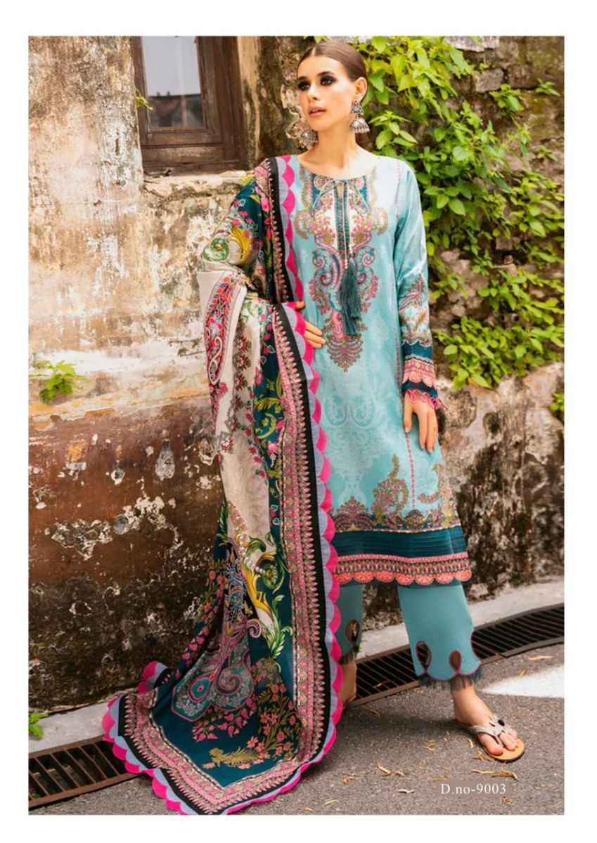 Jade Crimson Exclusive Heavy Lawn Collection Vol 9 Cotton Dress Material ( 6 pc Cataloge )