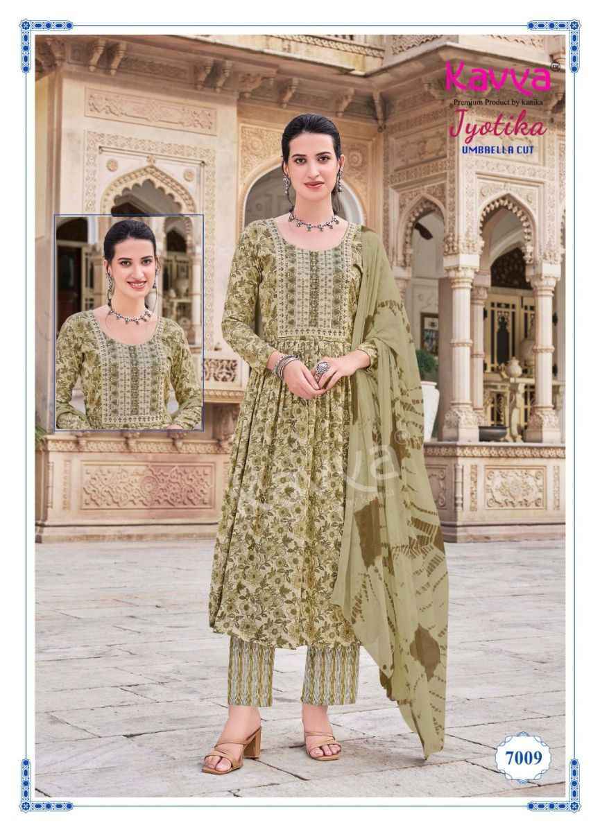 Kavya Jyotika Vol-7 Rayon Readymade Suit - Surat Wholesale Market ( 10 pcs Catalogue )