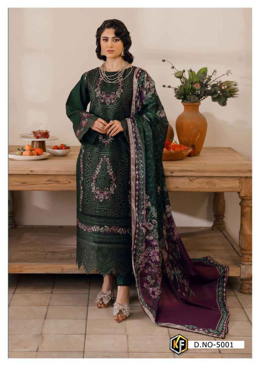 Keval Fab Soha Nazir Luxury Vol 5 Cotton Dress Material - Pakistani Suit Wholesale ( 6 pcs Catalogue )