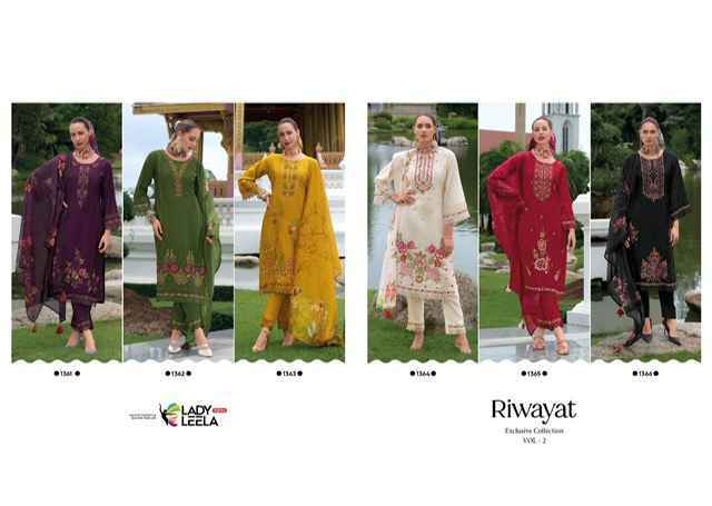 Lady Leela Riwayat Vol 2 Viscose Silk Kurti Combo - surat Wholesale ( 6 PCS CATALOG )