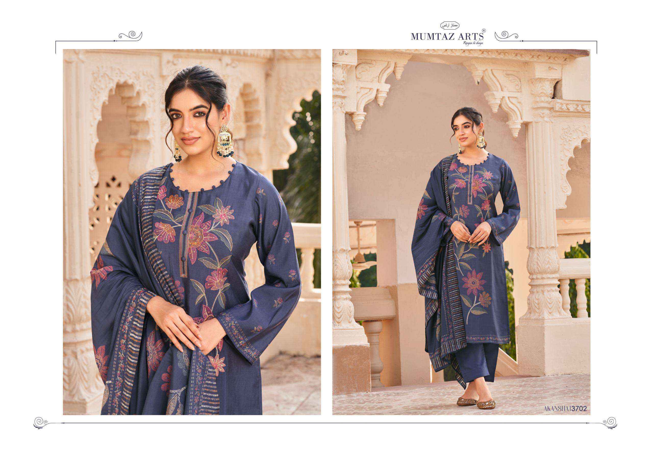 MUMTAZ ARTS AKANSHA VISCOSE WHOLESALE SALWAR KAMEEZ ( 6 PCS CATALOG )