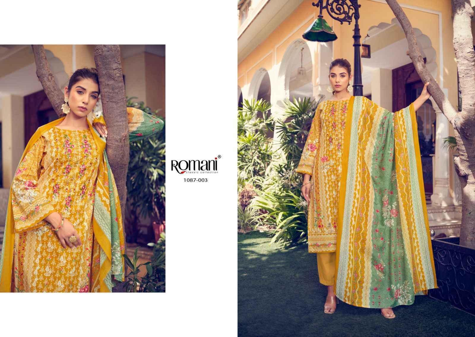 Romani Aarzu Vol 4 Cotton Dress Material - Latest Catalog Wholesale ( 10 pcs Catalogue )