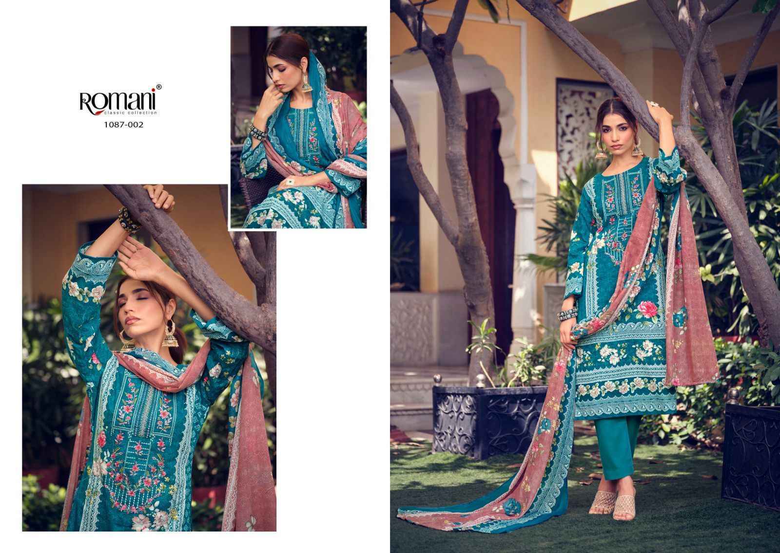 Romani Aarzu Vol 4 Cotton Dress Material - Latest Catalog Wholesale ( 10 pcs Catalogue )