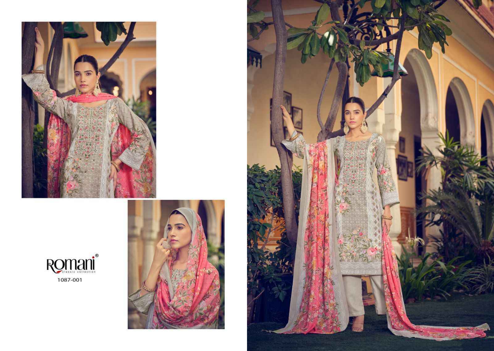 Romani Aarzu Vol 4 Cotton Dress Material - Latest Catalog Wholesale ( 10 pcs Catalogue )