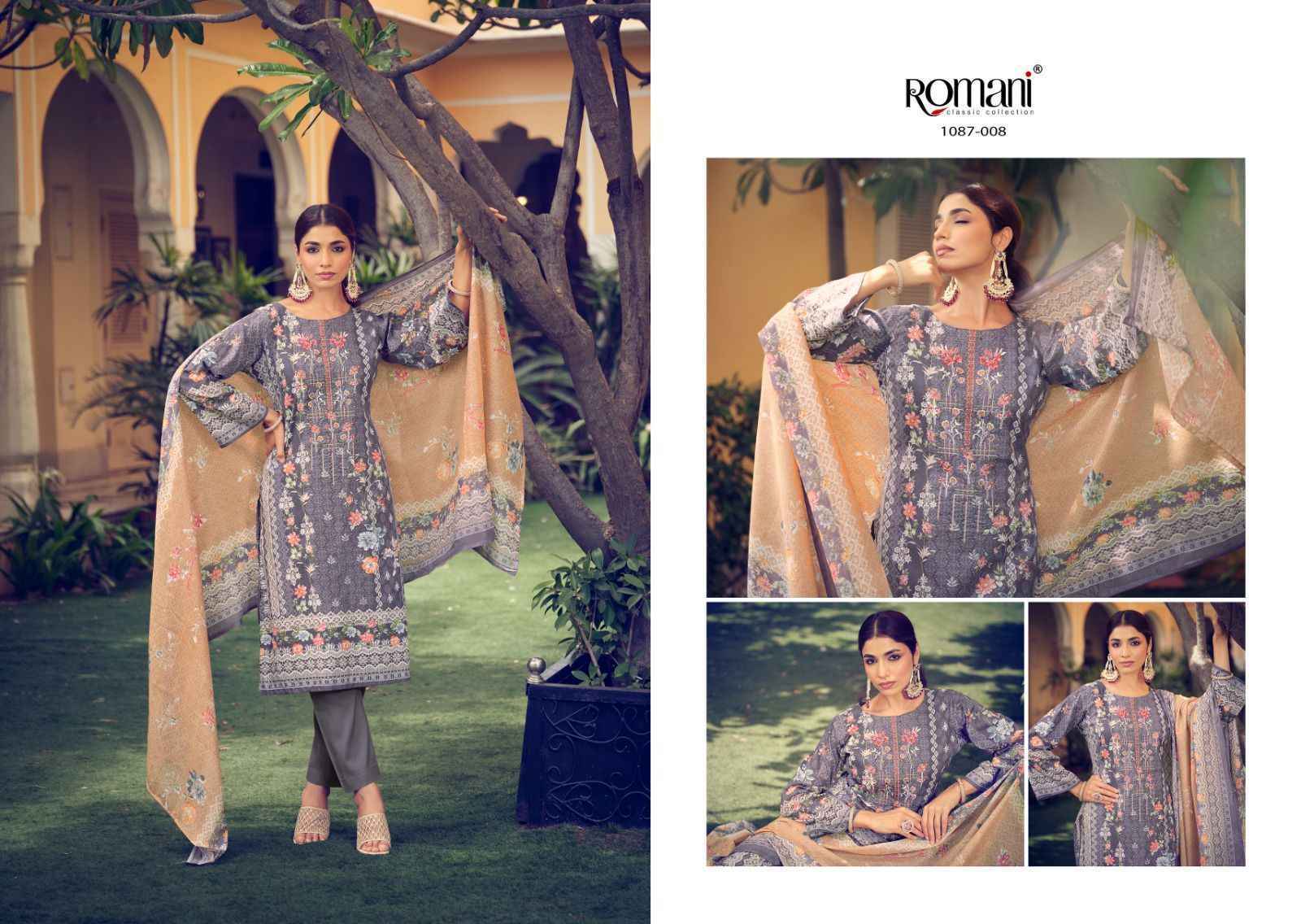 Romani Aarzu Vol 4 Cotton Dress Material - Latest Catalog Wholesale ( 10 pcs Catalogue )