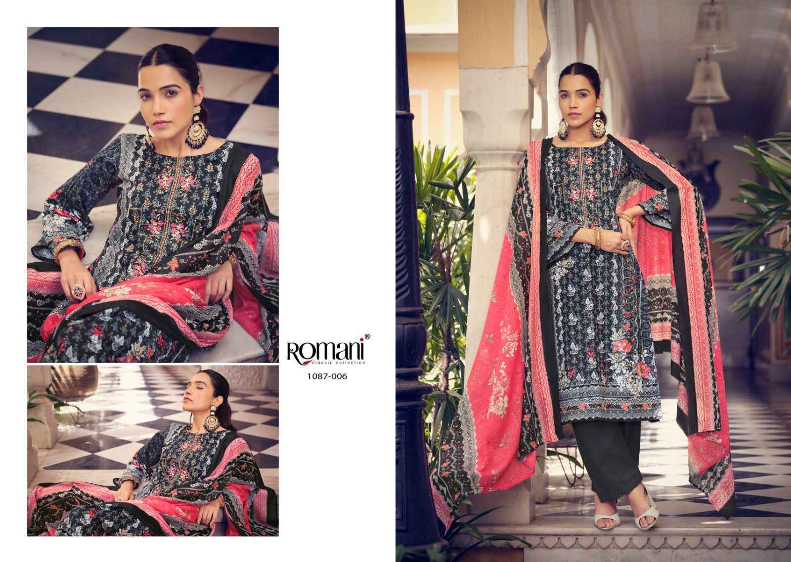 Romani Aarzu Vol 4 Cotton Dress Material - Latest Catalog Wholesale ( 10 pcs Catalogue )