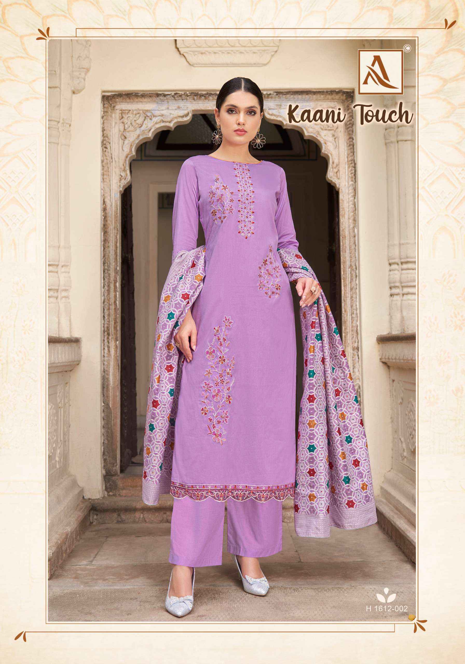 ALOK SUITS KAANI TOUCH JAM COTTON WHOLESALE LADIES DRESS MATERIAL ( 6 PCS CATALOG )