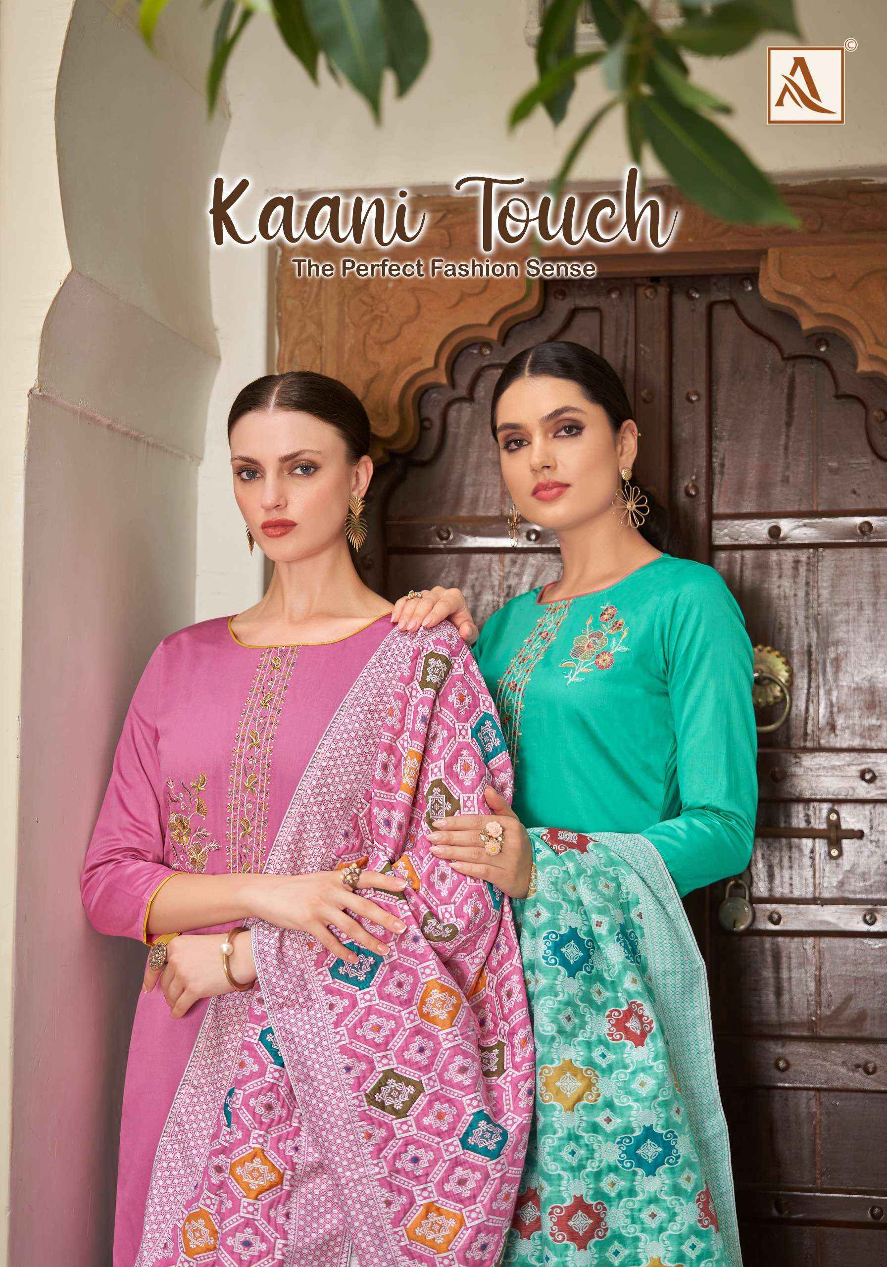 ALOK SUITS KAANI TOUCH JAM COTTON WHOLESALE LADIES DRESS MATERIAL ( 6 PCS CATALOG )