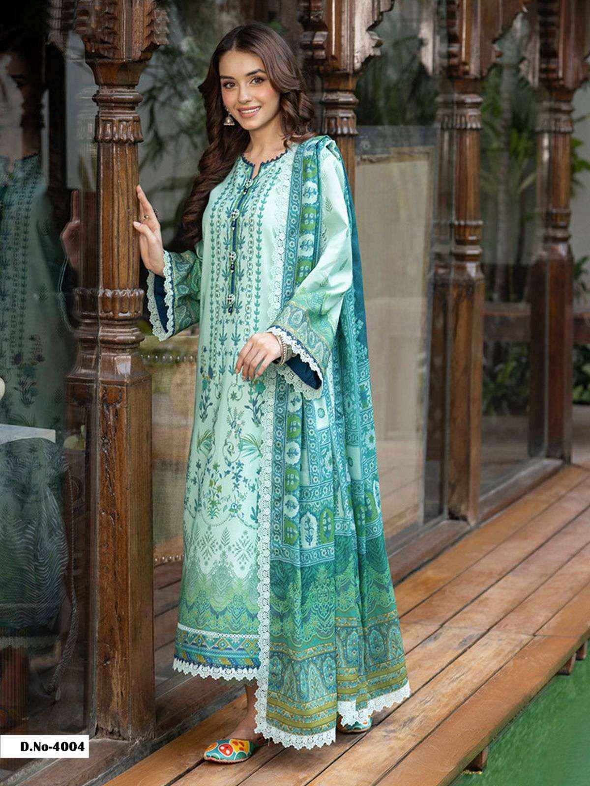 ASIFA NABEEL LUXURY COTTON COLLECTION VOL 4 COTTON SALWAR KAMEEZ ( 6 PCS CATALOG )