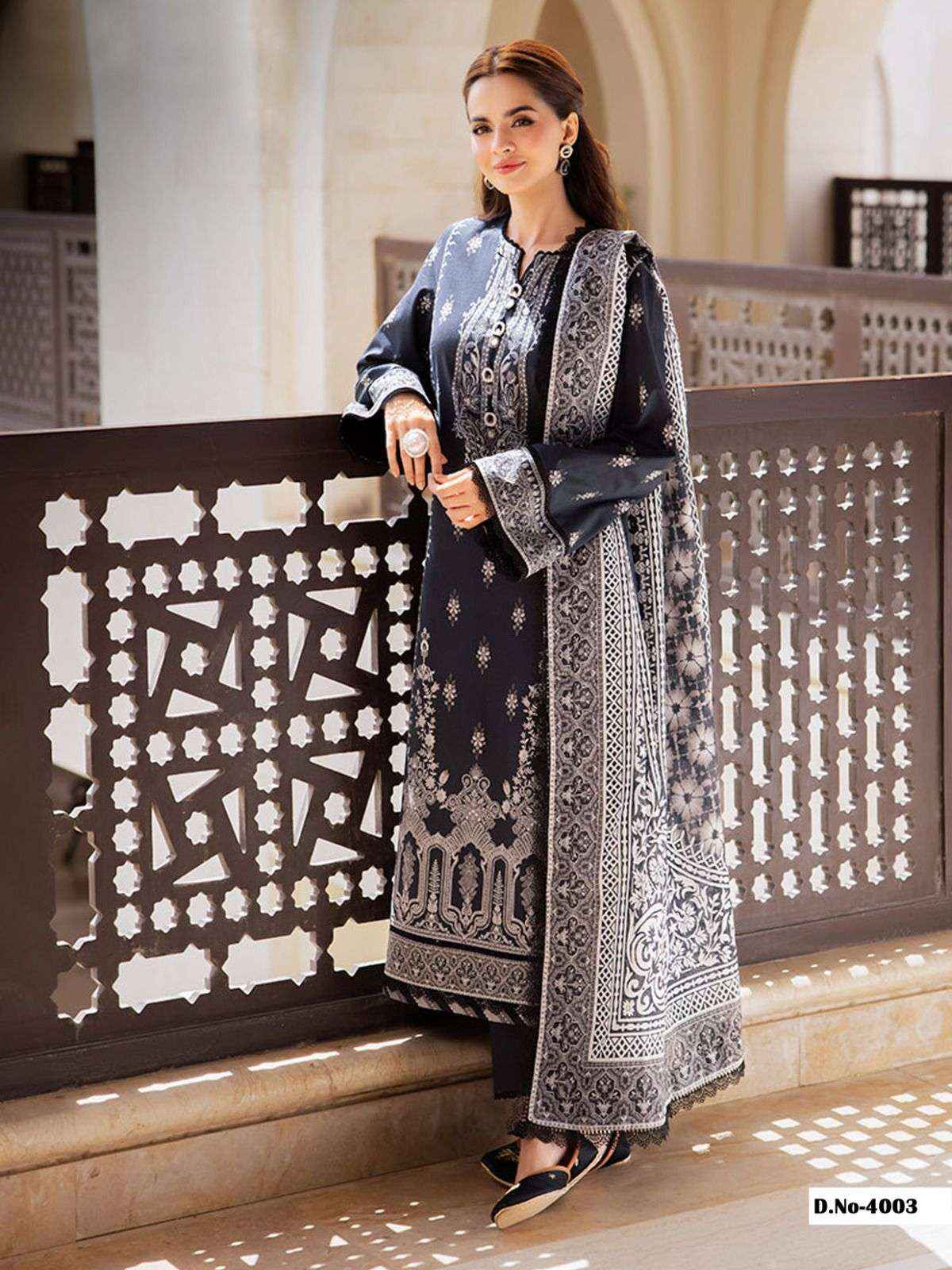 ASIFA NABEEL LUXURY COTTON COLLECTION VOL 4 COTTON SALWAR KAMEEZ ( 6 PCS CATALOG )