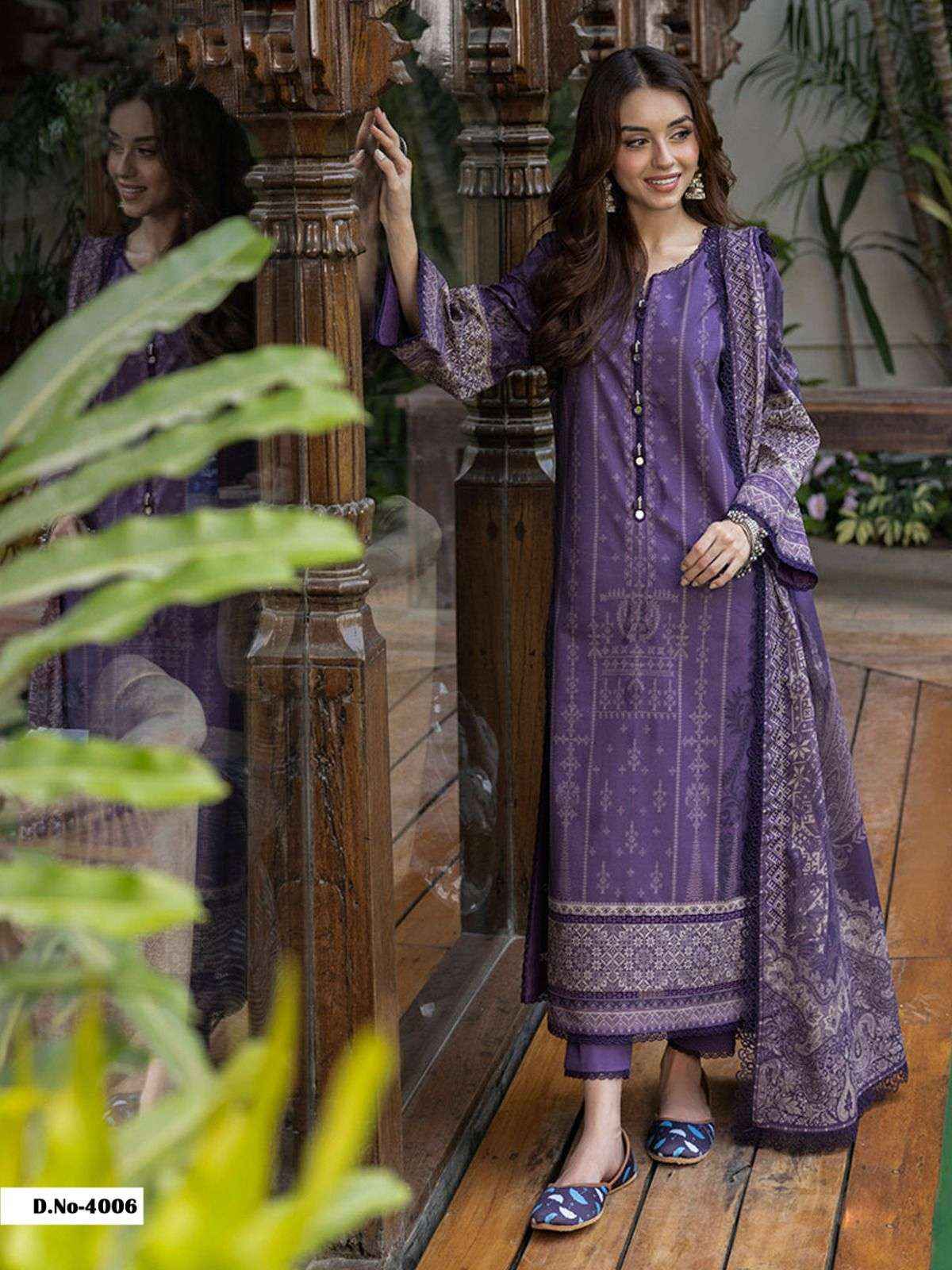 ASIFA NABEEL LUXURY COTTON COLLECTION VOL 4 COTTON SALWAR KAMEEZ ( 6 PCS CATALOG )