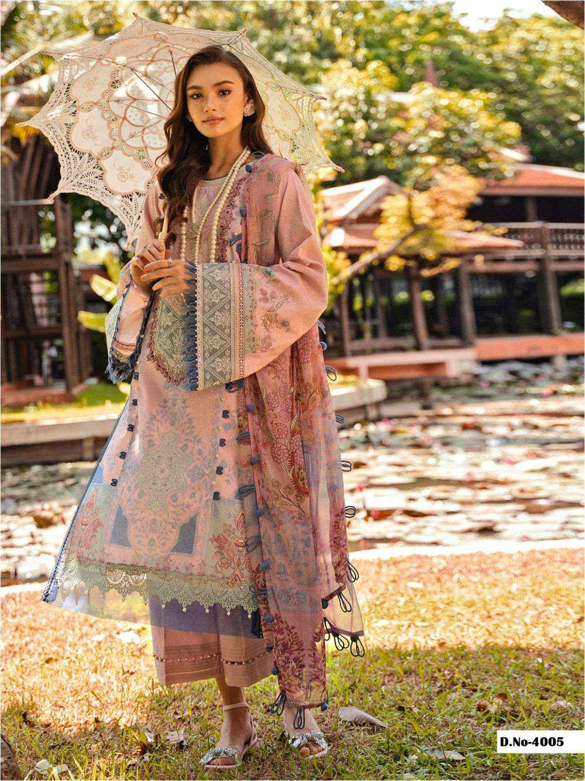 ASIFA NABEEL LUXURY COTTON COLLECTION VOL 4 COTTON SALWAR KAMEEZ ( 6 PCS CATALOG )