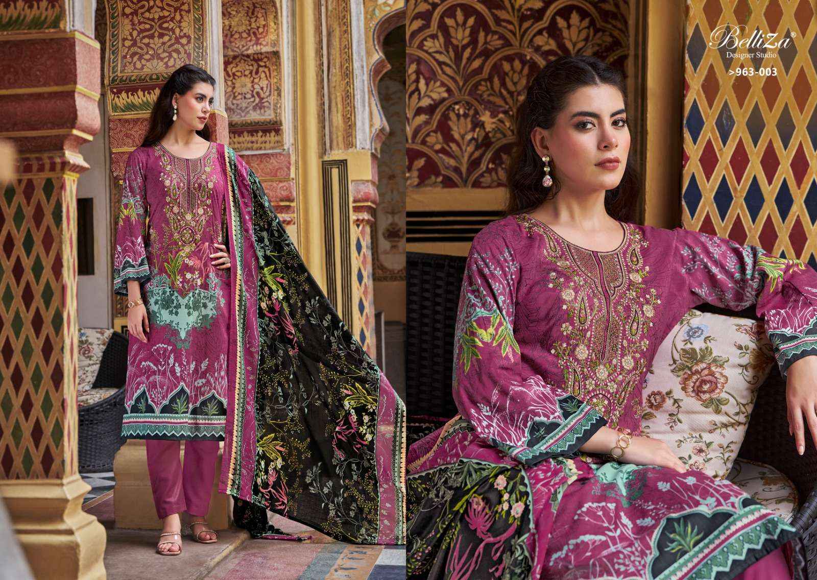 BELLIZA DESIGNER NAIRA VOL 72 WHOLESALE COTTON DESIGNER DRESS MATERIAL ( 8 PCS CATALOG )