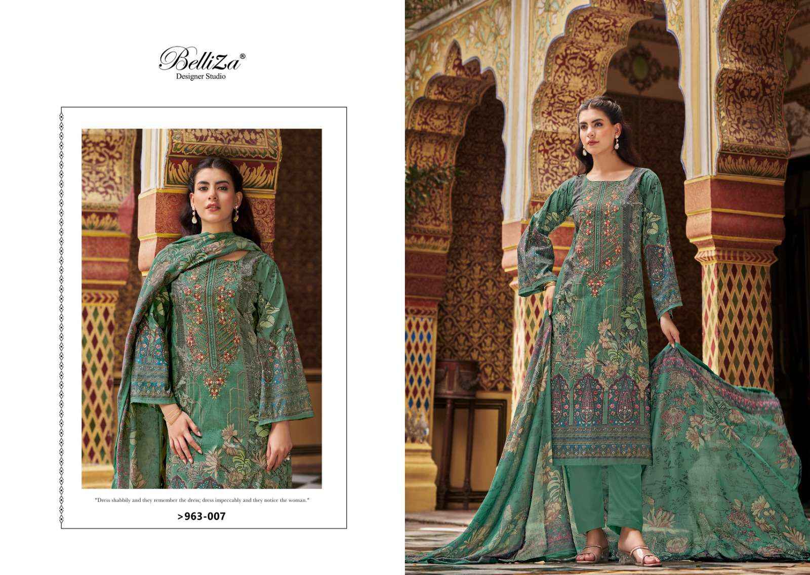 BELLIZA DESIGNER NAIRA VOL 72 WHOLESALE COTTON DESIGNER DRESS MATERIAL ( 8 PCS CATALOG )