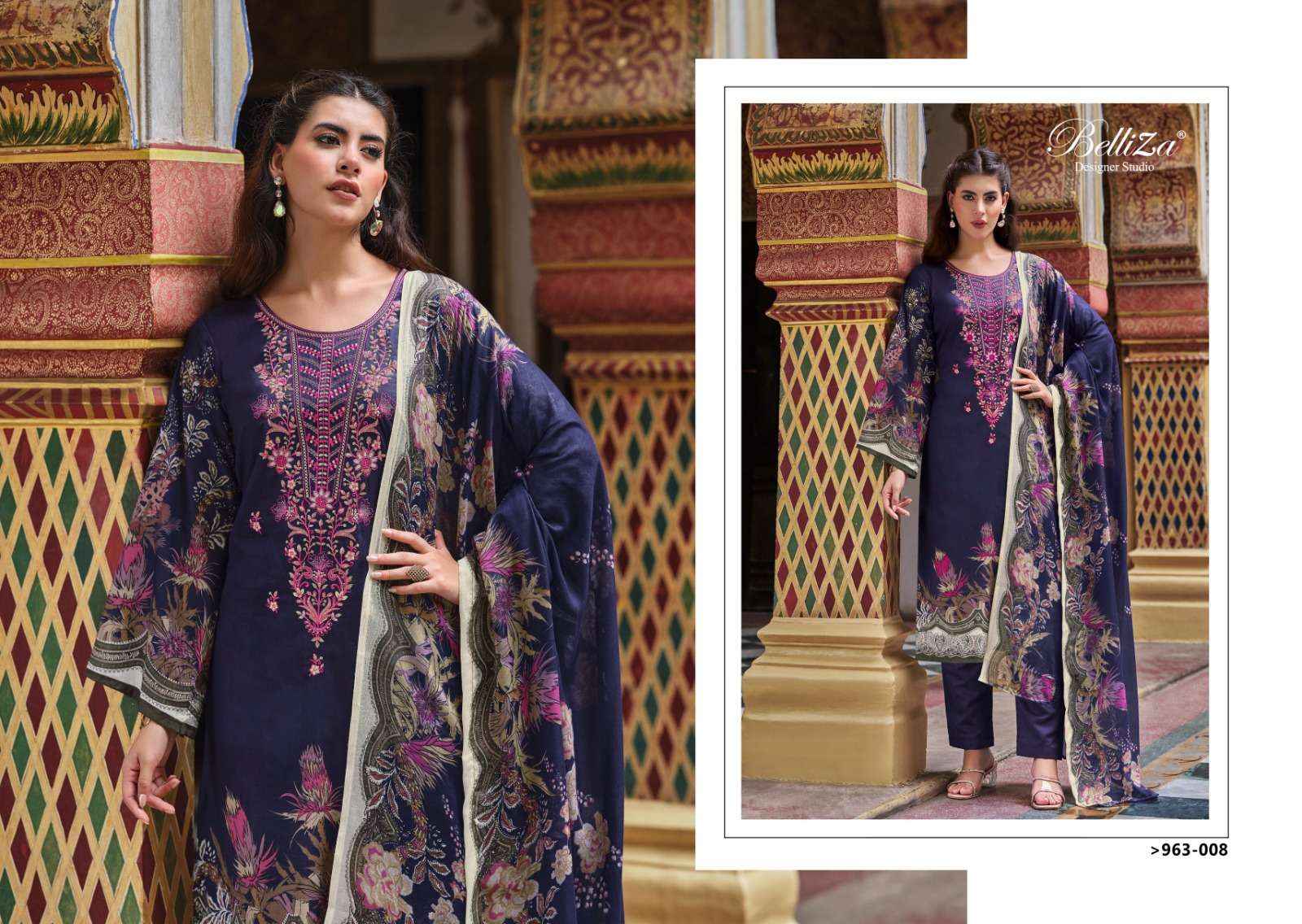 BELLIZA DESIGNER NAIRA VOL 72 WHOLESALE COTTON DESIGNER DRESS MATERIAL ( 8 PCS CATALOG )