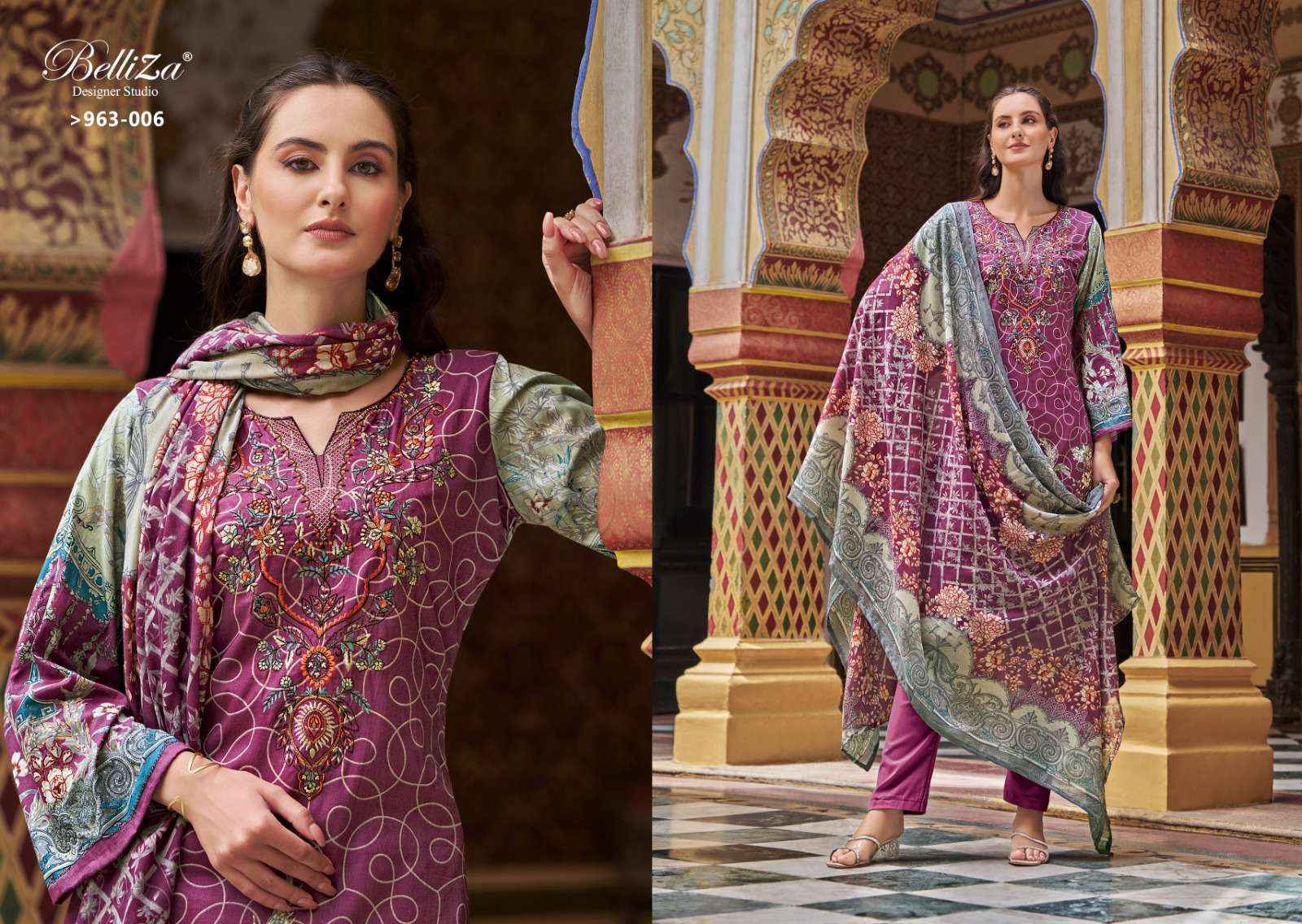 BELLIZA DESIGNER NAIRA VOL 72 WHOLESALE COTTON DESIGNER DRESS MATERIAL ( 8 PCS CATALOG )