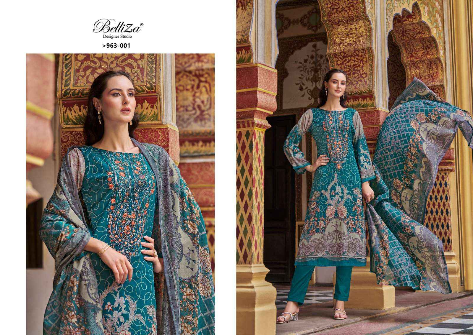 BELLIZA DESIGNER NAIRA VOL 72 WHOLESALE COTTON DESIGNER DRESS MATERIAL ( 8 PCS CATALOG )