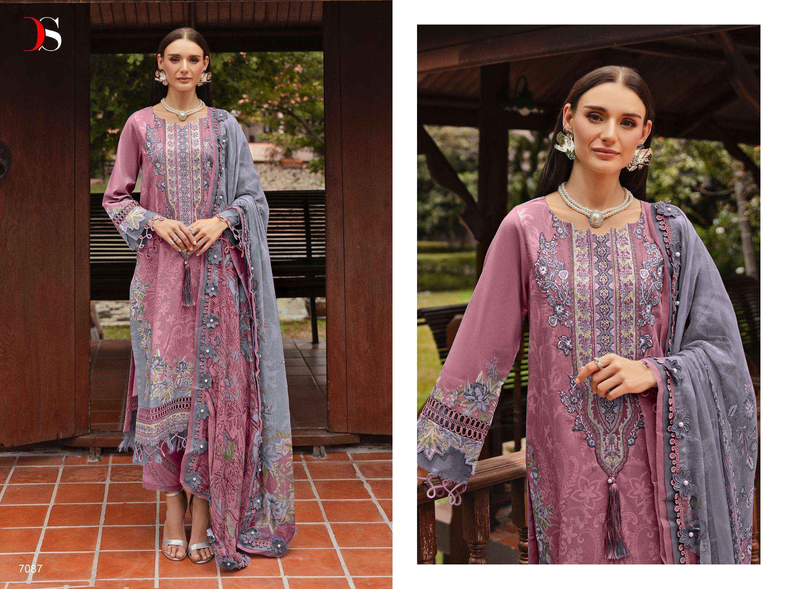 DEEPSY SUITS JADE BLISS LAWN 24 VOL 2 COTTON DRESS MATERIAL ( 8 PCS CATALOG )