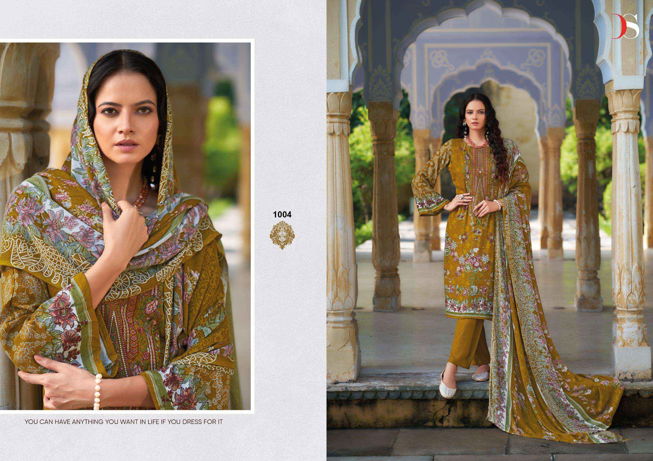 DEEPSY SUITS SILSILA PASHMINA DESIGNER DRESS MATERIAL ( 6 PCS CATALOG )