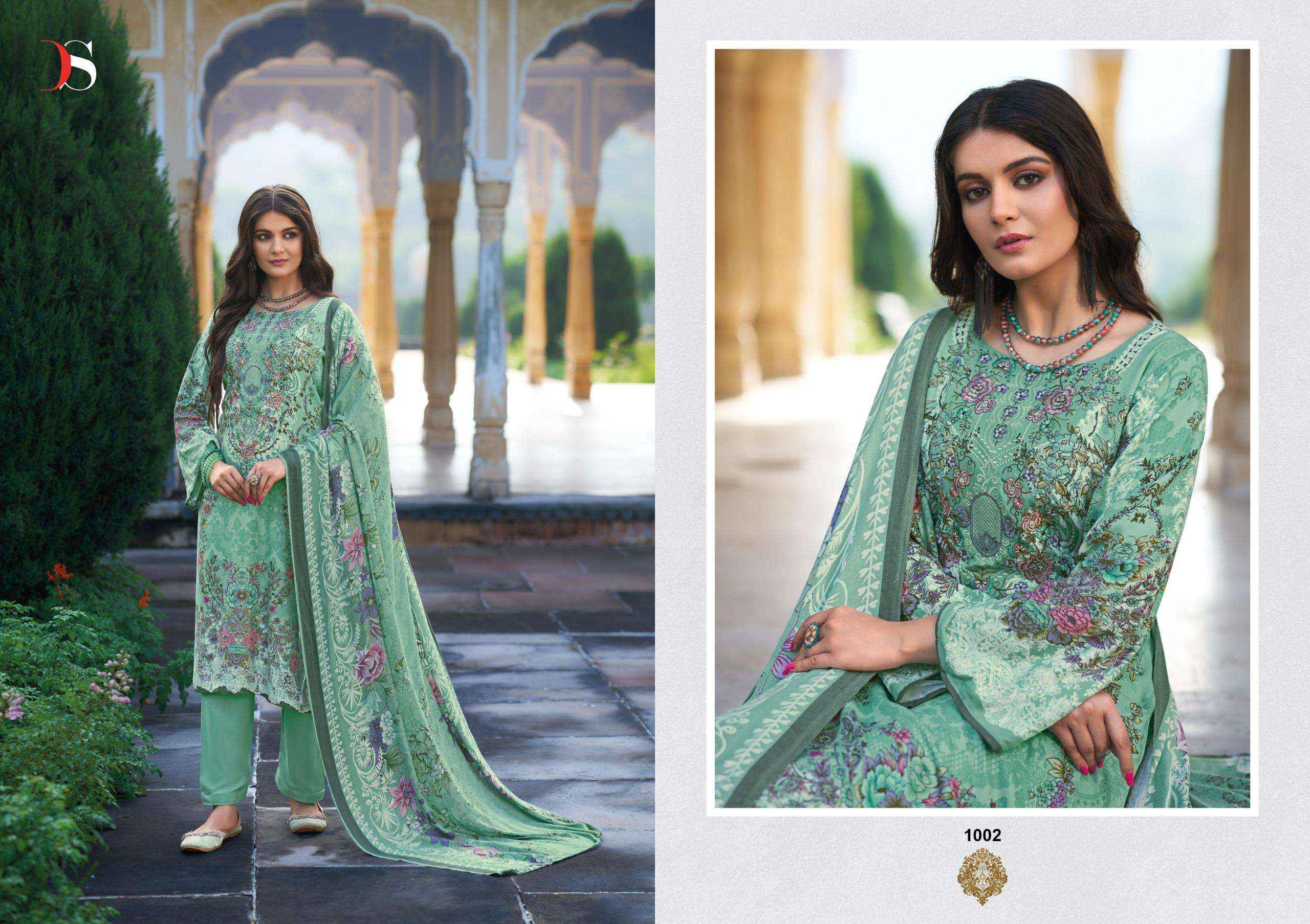 DEEPSY SUITS SILSILA PASHMINA DESIGNER DRESS MATERIAL ( 6 PCS CATALOG )