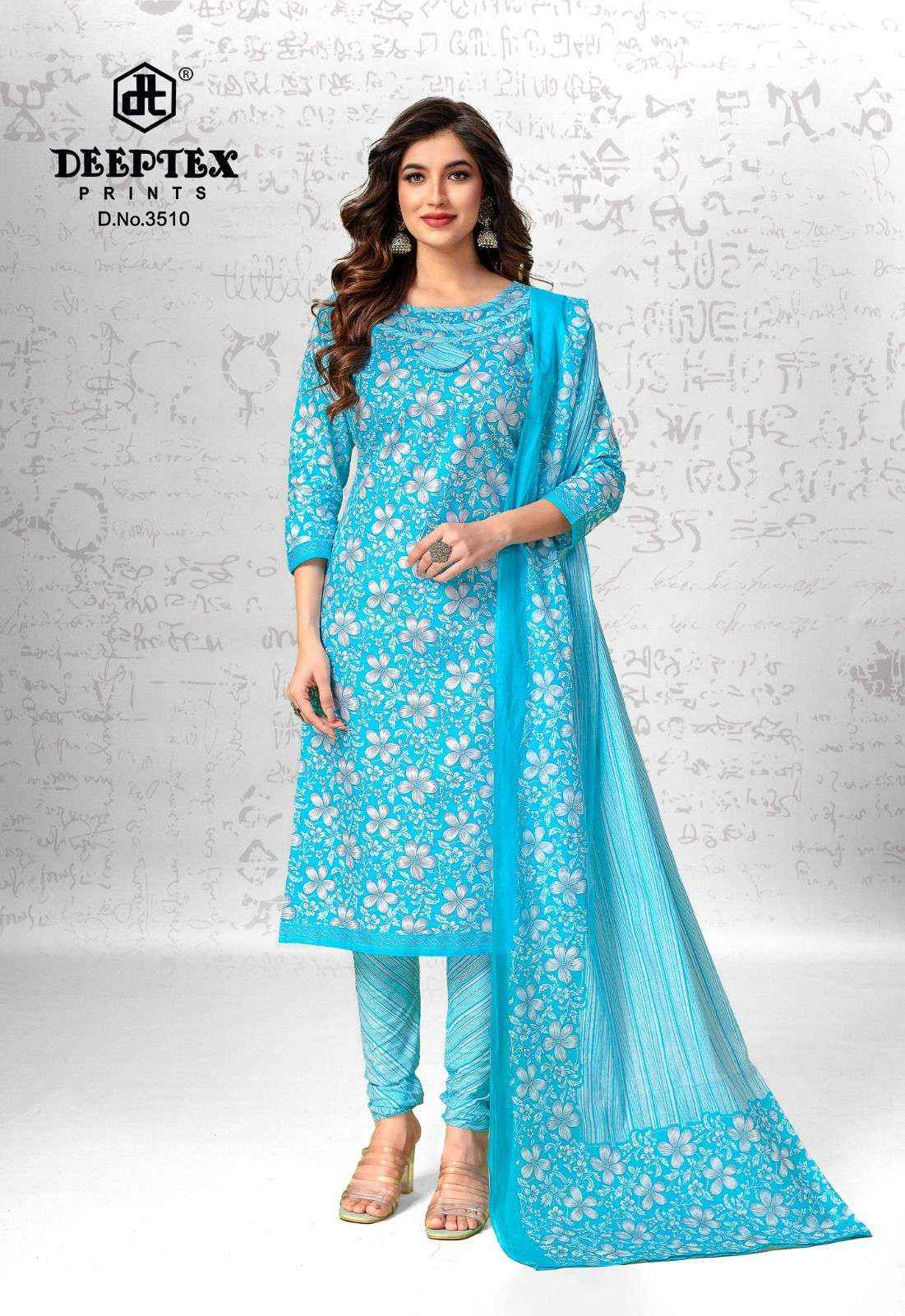 DEEPTEX PRINTS CHIEF GUEST VOL 35 COTTON DRESS MATERIAL ( 15 PCS CATRALOG )