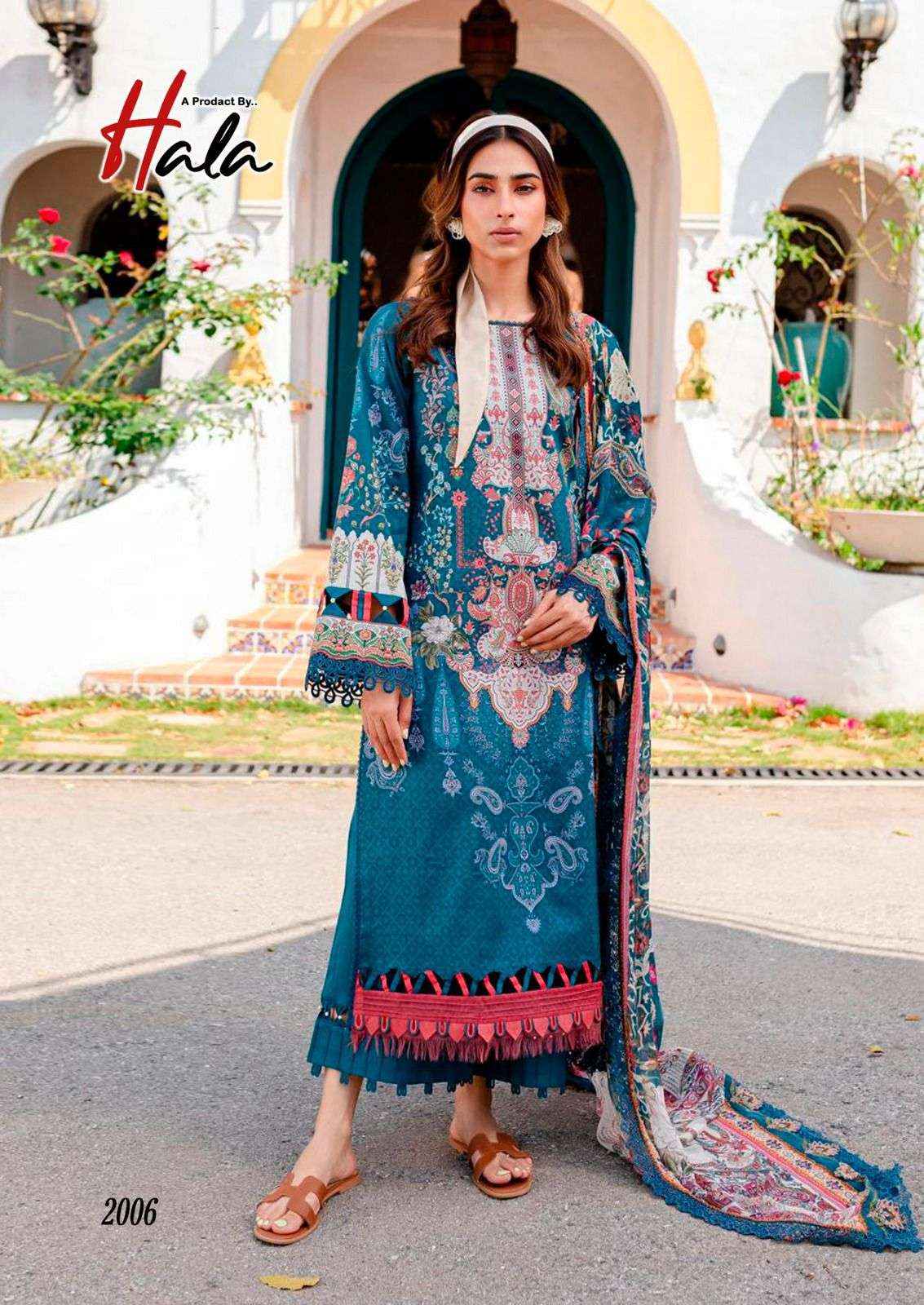 HALA RANG RASIYA VOL 2 COTTON DIGITAL PRINTS SUIT WHOLESALE PRICE ( 6 PCS CATALOG )