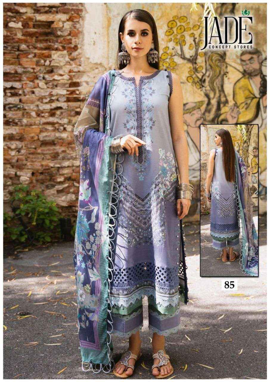 JADE CHEVRON VOL 9 LAWN COTTON PAKISTANI LADIES SALWAR KAMEEZ ( 6 PCS CATALOG )