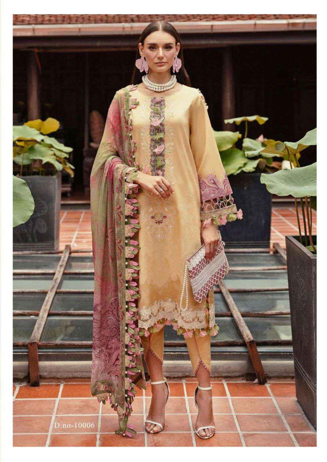 JADE CRIMSON EXCLUSIVE HEAVY LAWN COLLECTION VOL 10 PAKISTANI SUIT ( 6 PCS CATALOG )